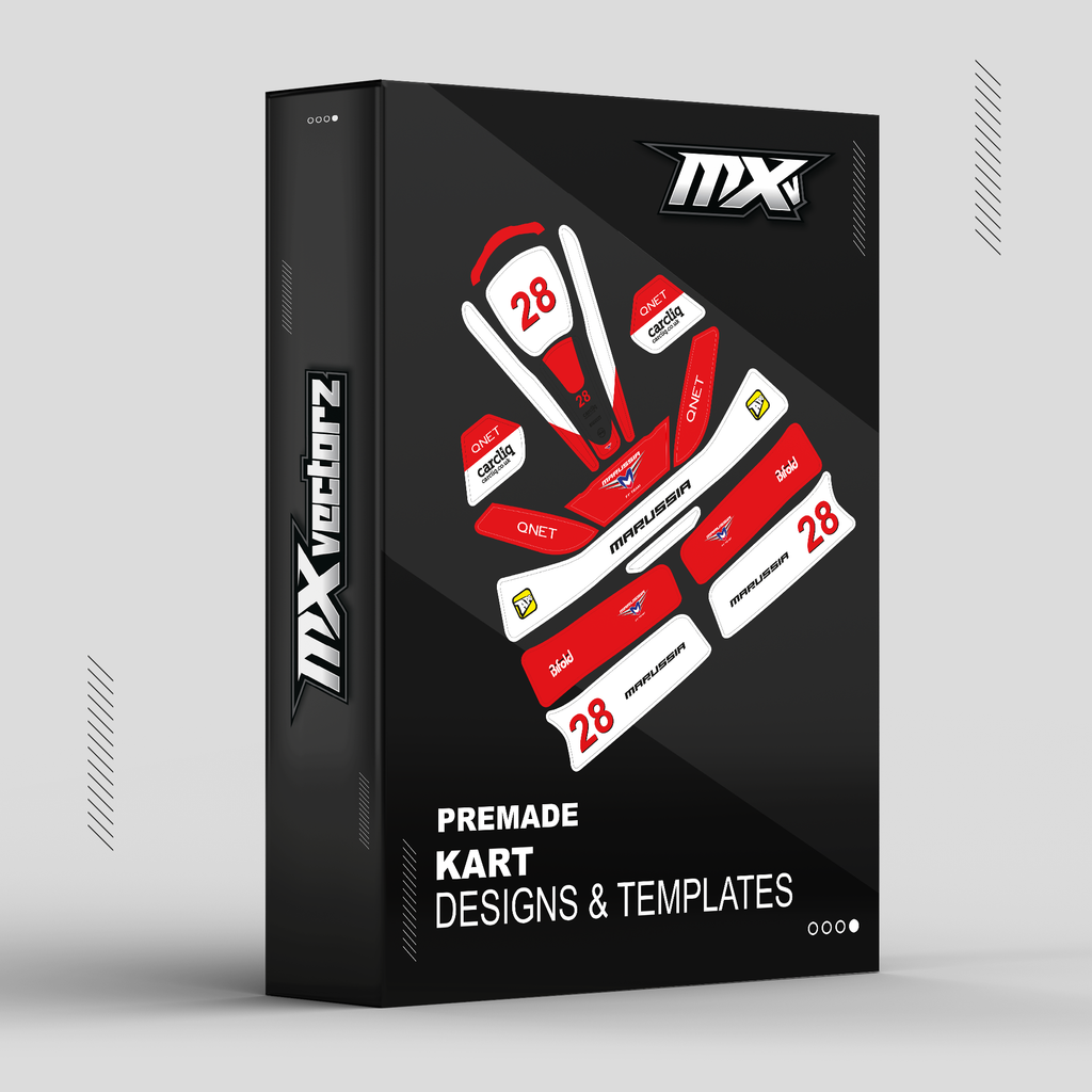 Kart Pre Made Ready to Print Designs & Vector Templates MX Vectorz