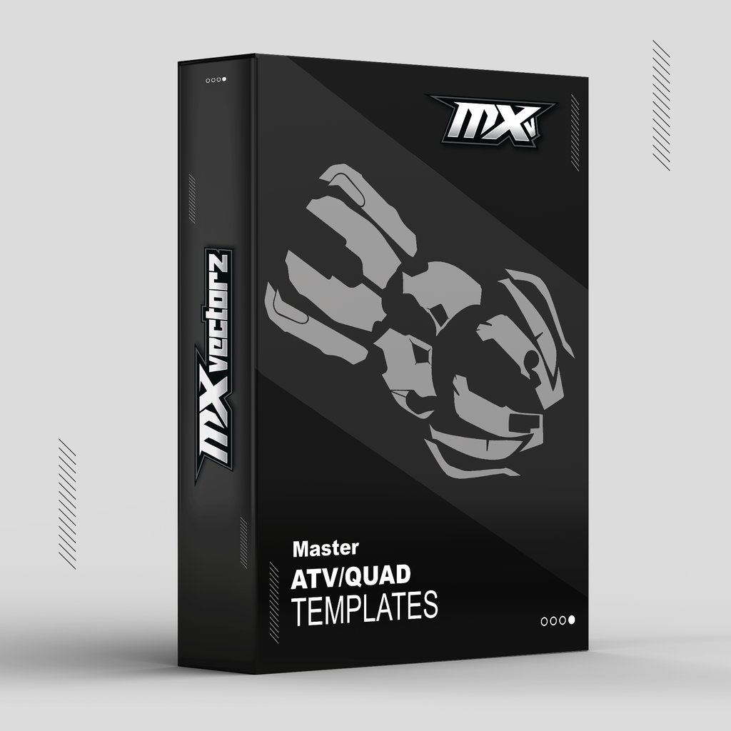 ATV & Quad Graphics Templates Design Master Pack MX Vector Outlines