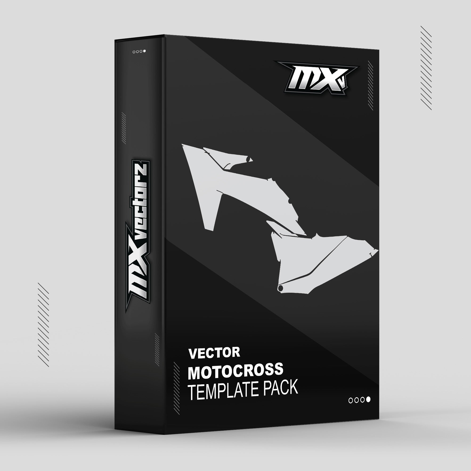2024 Motocross Graphics Templates Design Master Pack MX Vector Outline