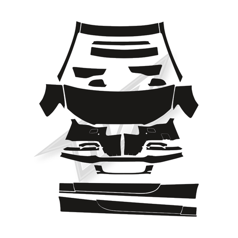 Audi A5 2016 PPF Paint Protection Film Template