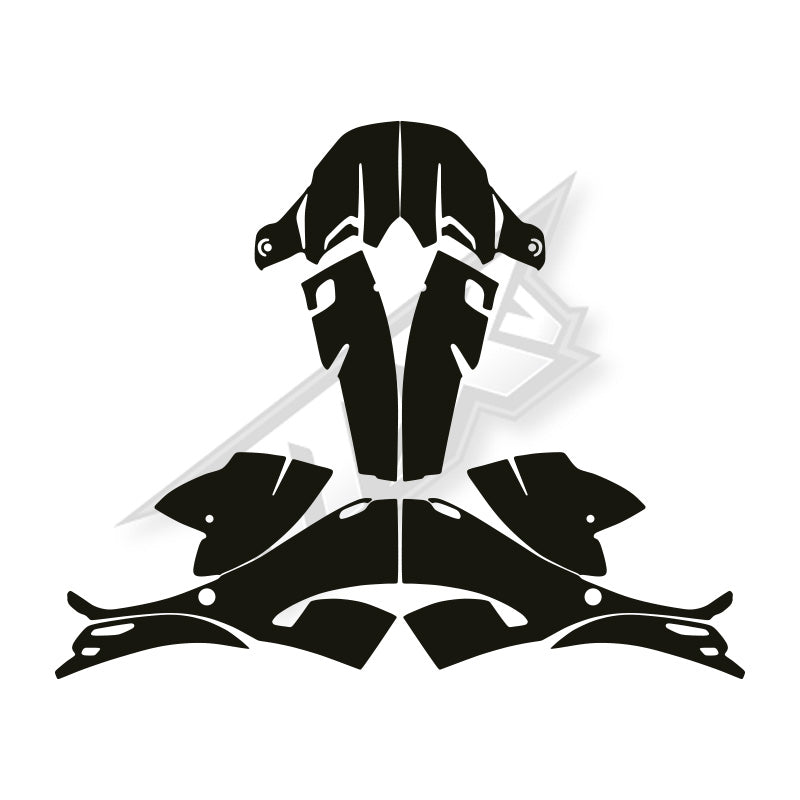 Fly F2 Carbon Helmet Vector Graphic Outline