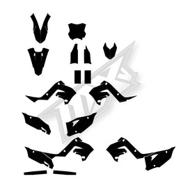 Kawasaki KX 125 250 Polisport Restyle 2003 to 2008