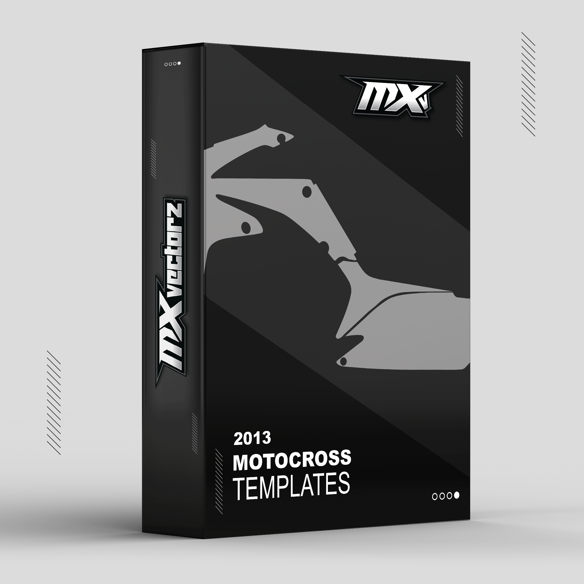 2013 Motocross Graphics Templates Design Master Pack MX Vector Outlines