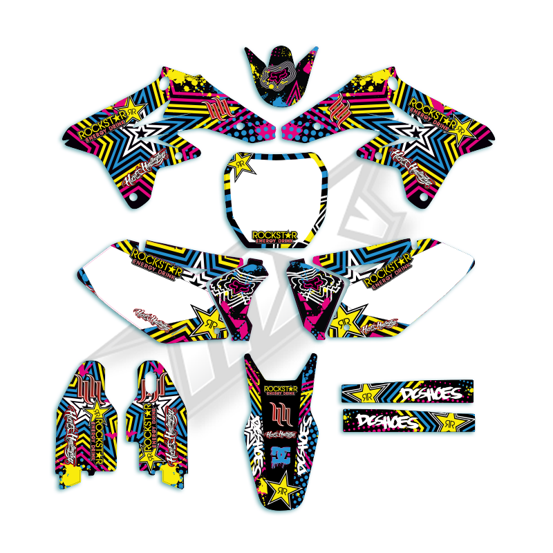 RMZ250 RMZ 250 2007 2008 2009 Multi Colour Energy