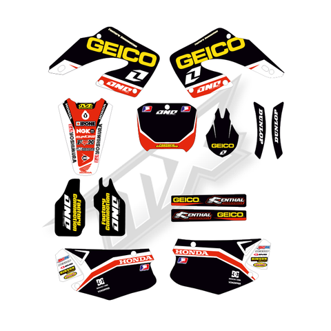 Honda CR125 250 CR 125 CR250 2001 2002 Geico