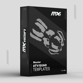 ATV & Quad Graphics Templates Design Master Pack MX Vector Outlines