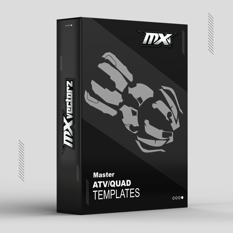ATV & Quad Graphics Templates Design Master Pack MX Vector Outlines